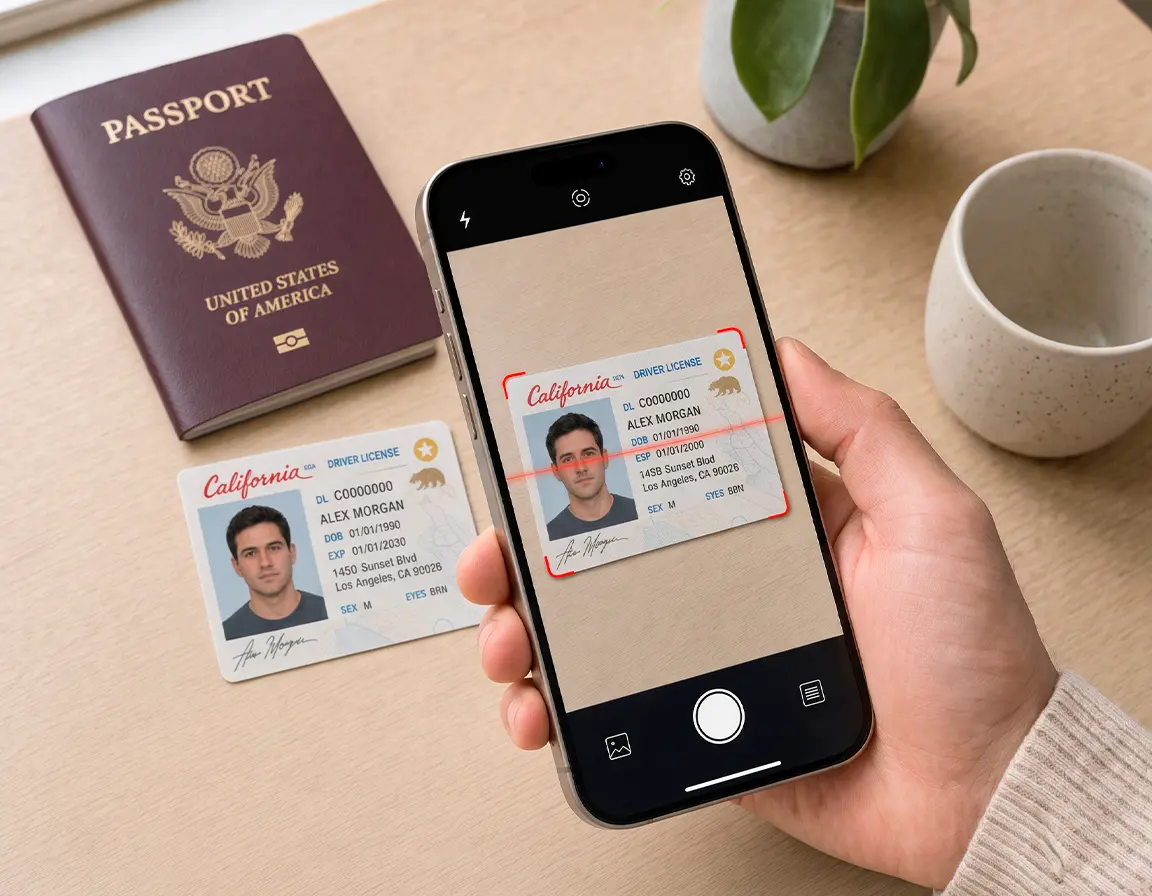 ID photo scanner