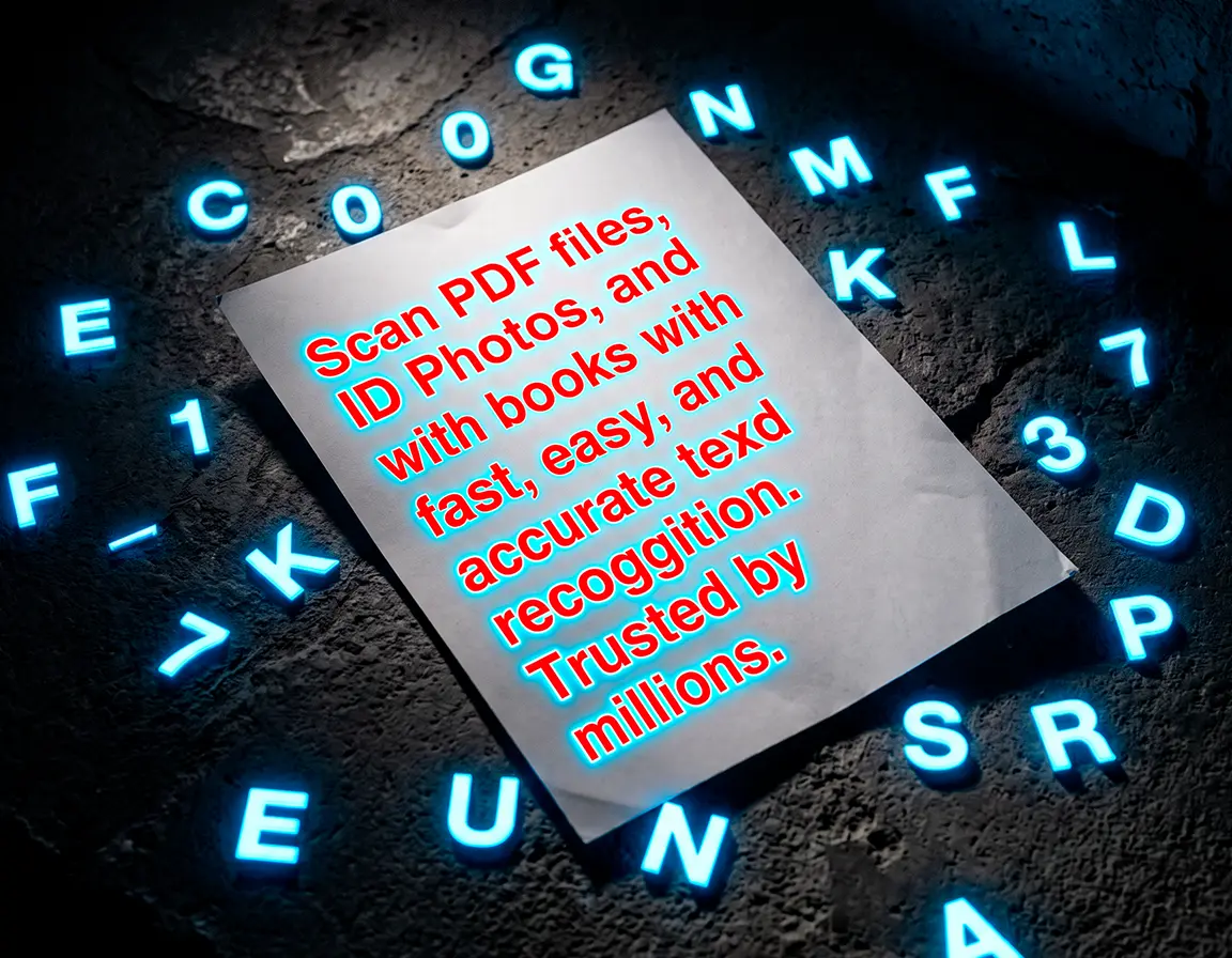 OCR text recognition